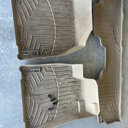Weather Tech Front And Rear Floor Mats