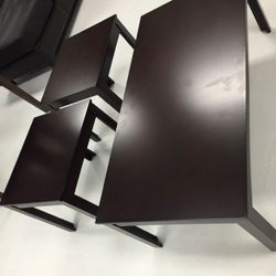 New 3pc coffee table and end table