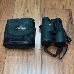 Pentax Binos, 8X43, With Soft Case, In Good Condition 