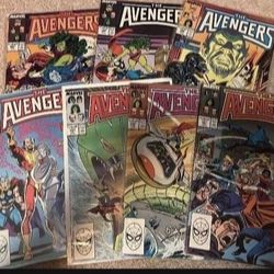 1988 🔥(Kang)Copper Age Avengers 291-297 Comics