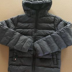 Tommy Hilfiger Ladies' Quilted Jacket, Black Size SP (Small, Petite)