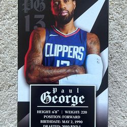 Los Angeles Clippers 2/10/24 Paul George Bobblehead Limited Edition Game Day