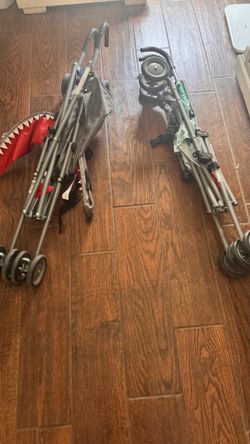 Two toddler folding stroller