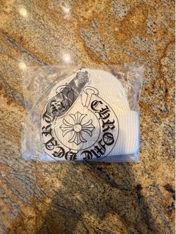 White chrome beanie