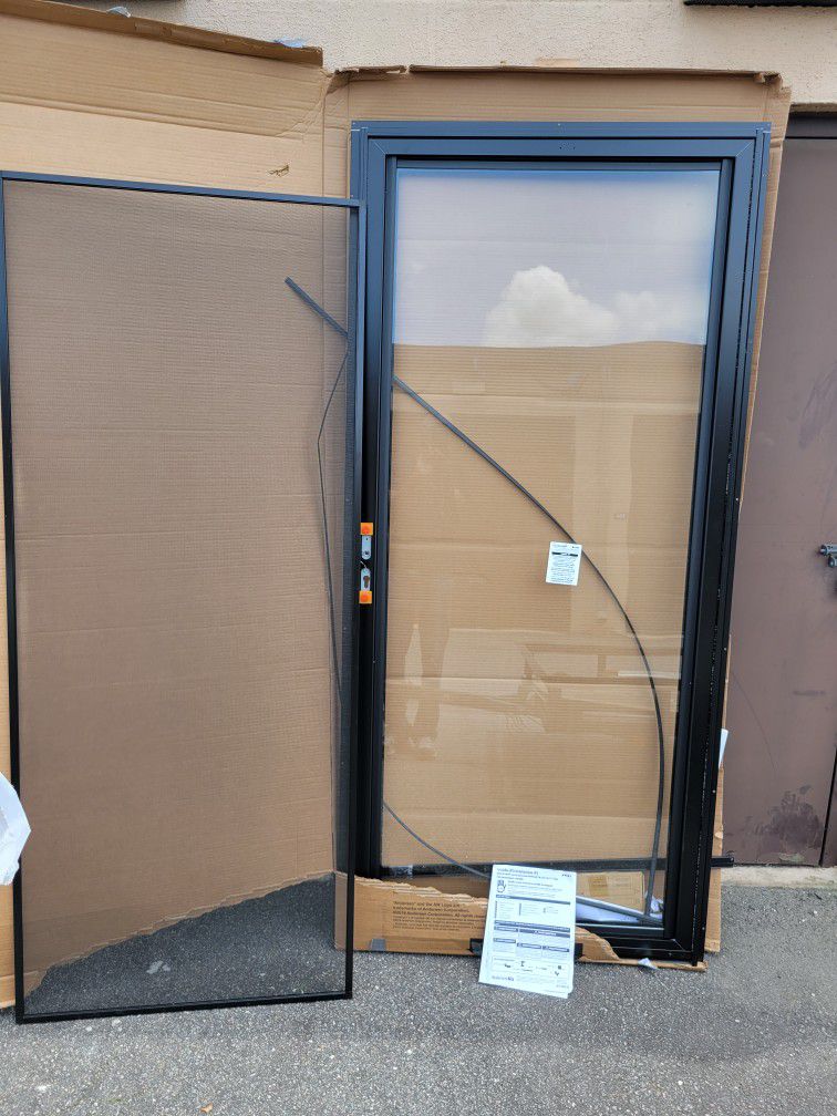36x84 Anderson Door New With Screen Closer Kit Handle Sold Separately 