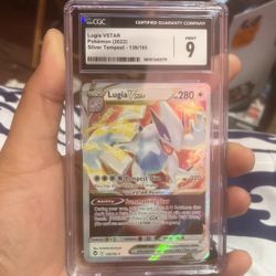 Lugia VSTAR #139/195 Graded CGC Mint 9