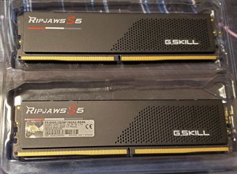 G.SKILL Ripjaws S5 32GB (2x16GB) DDR5-6000 UDIMM 288-Pin XMP 3.0 (CL32-38-38-96)