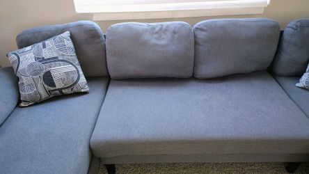 Gray couch for sale.