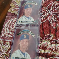 Randy Johnson 2 1991 Donruss Diamond Kings Baseball Cards 