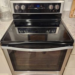 Stainless Steel Whirlpool 30-inch Electric Glass Top Stove 