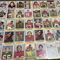Lot of 50 1973 topps football cards #2