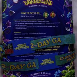 Beyond Wonderland 2 Day Tickets 