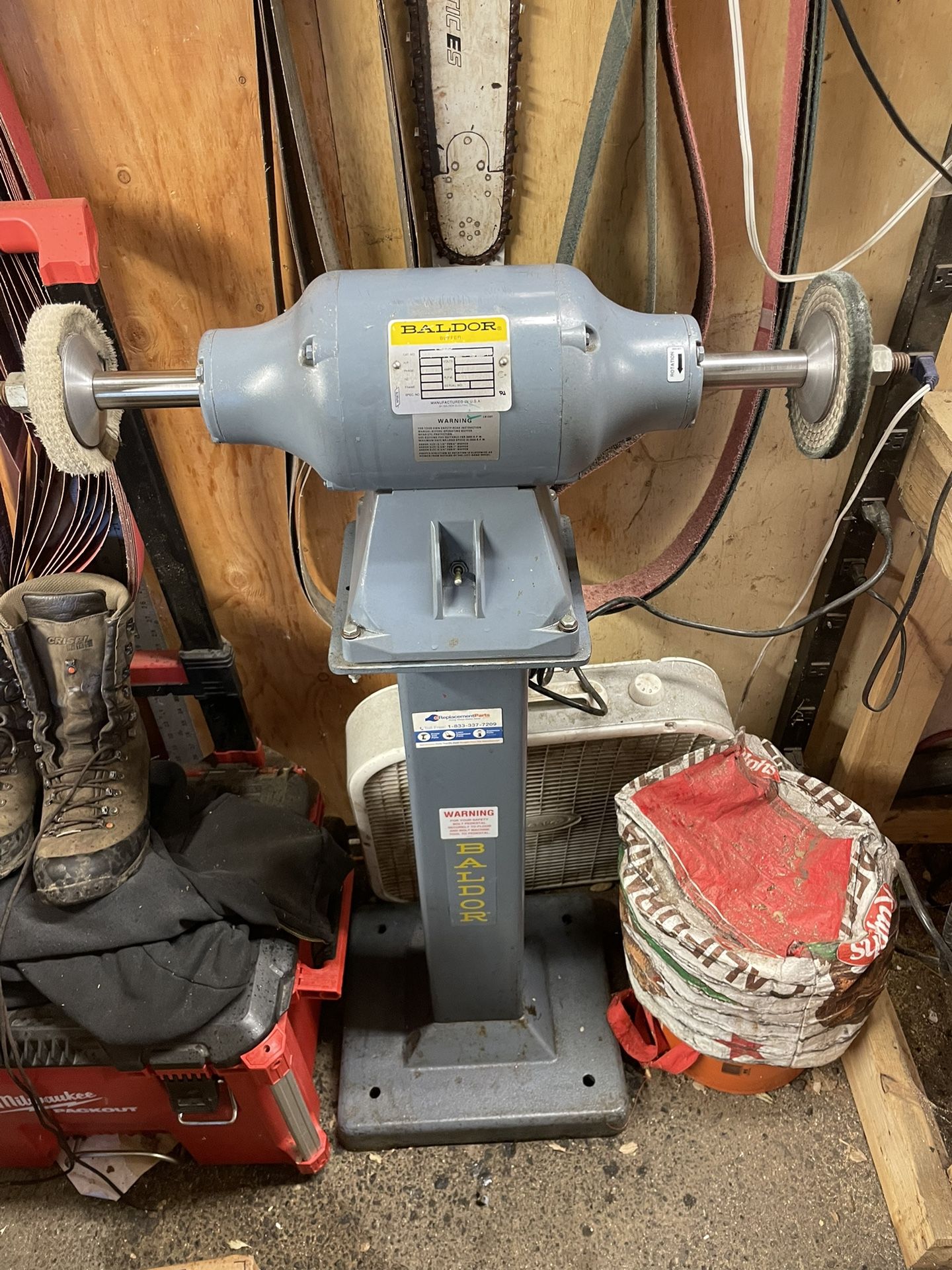 Baldor Buffer 333b w/ Pedestal
