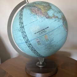 Vintage World Book Globe