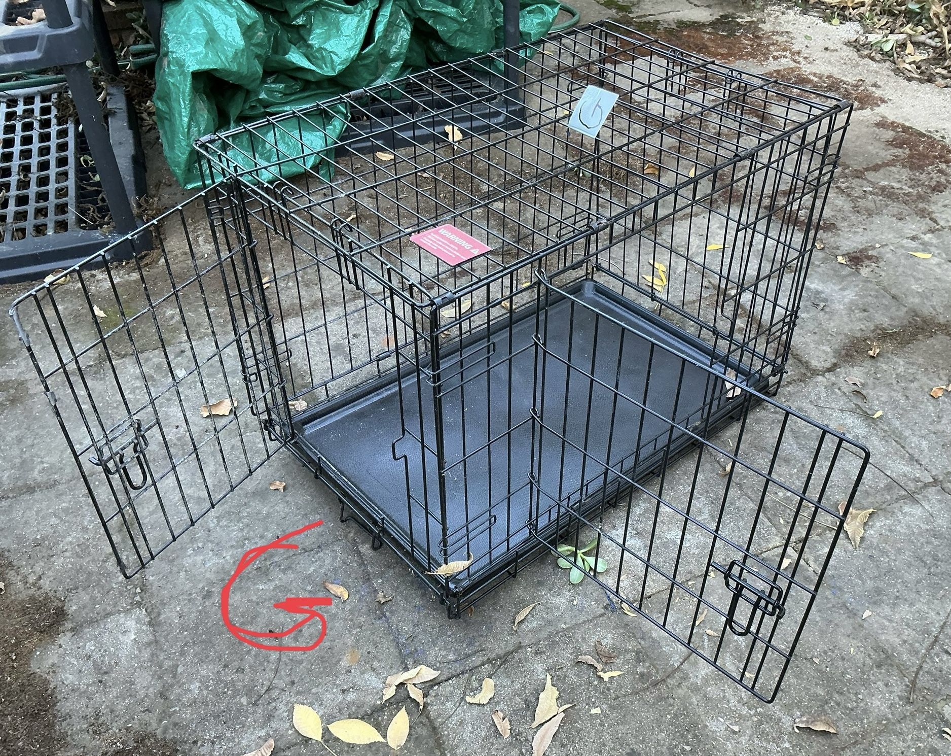 30” Pet Crate Two Door