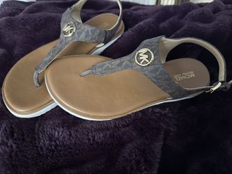 Michael Kors Thing Sandals Brown