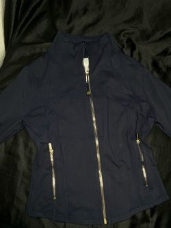Lululemon Navy Blue Full-Zip Athletic Jacket