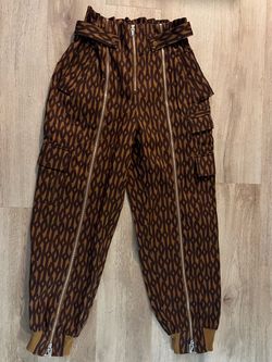 Adidas IVY PARK Brown Patterned Cargo Pants
