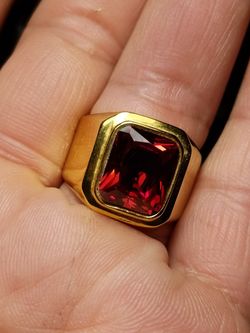 Men's wedding engagement promises ring size 9