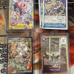 One Piece And Pokemon Card