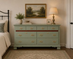 🌿 Sage Manor Dresser – Timeless Elegance with Modern Charm 🌿