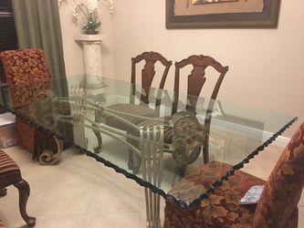 Dining room table and chairs