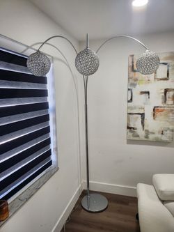 Modern Crystal Floor Lamp