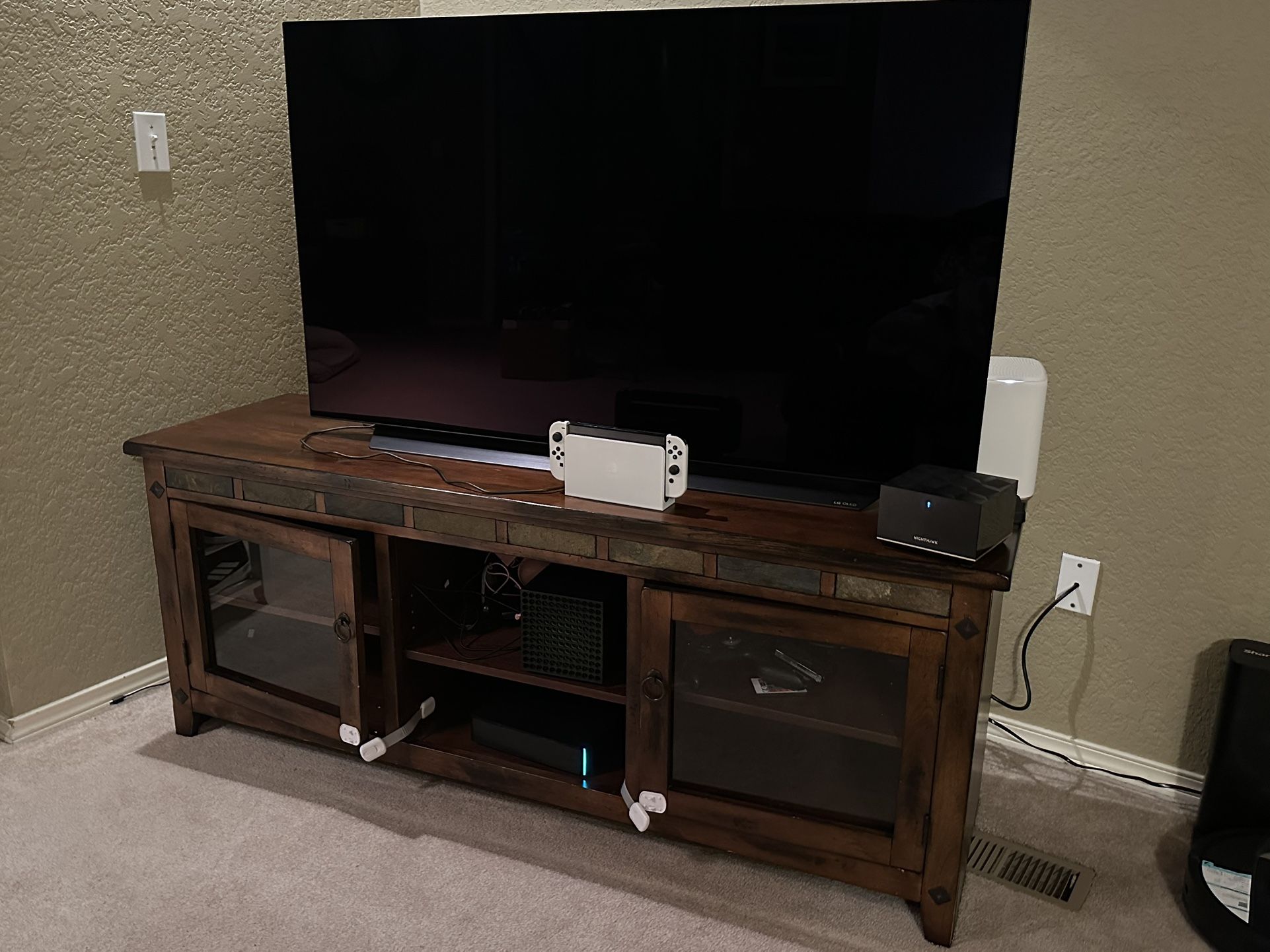 Entertainment Or TV Stand And Side Tables 