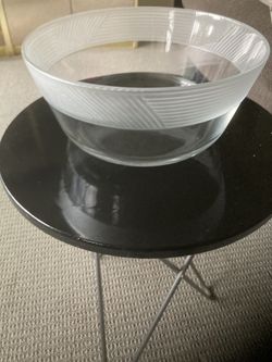  Vintage Glass Salad /Fruit Bowl