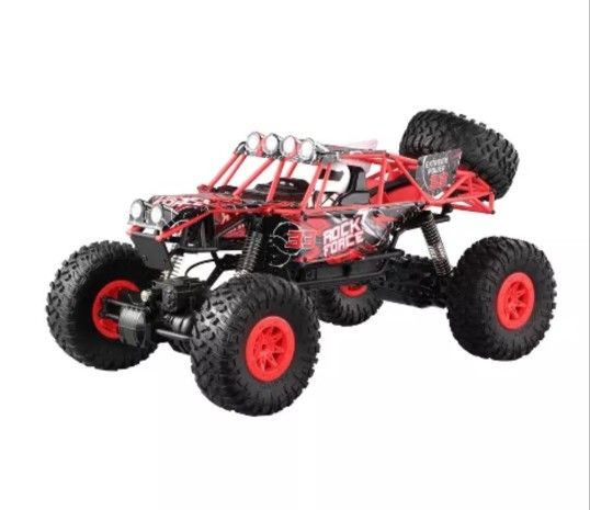 Power Craze Rock Force 4x4 RC Buggy 1:10 Scale Car Toy In Red - NEW IN DISTRESSED BOX