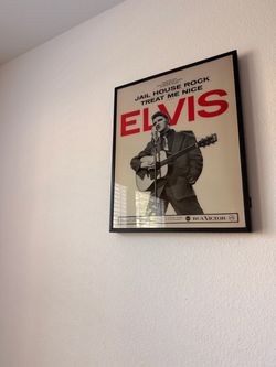 Elvis Jailhouse Rock Framed Poster