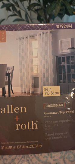 2 Allen +Roth Sheer Curtains