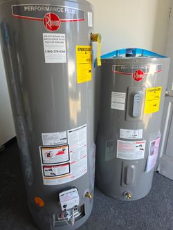 New Water Heater Rheem