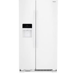 Whirlpool 21.4-cu ft Side-by-Side Refrigerator With Ice Maker, Water And Ice Dispenser (Withe)