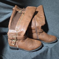NEW TORRID WIDE BROWN BOOTS SZ 9.5