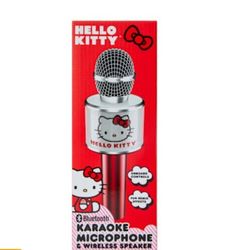 Hello Kitty Karaoke Red  Microphone & Wireless Speaker