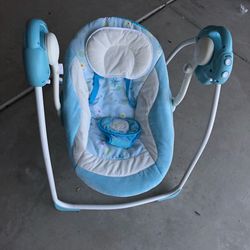 Blue Baby rocker