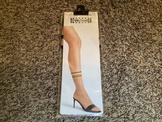 Wolford hula hoop socks, color gobi/black, size: M (USA 8-10)