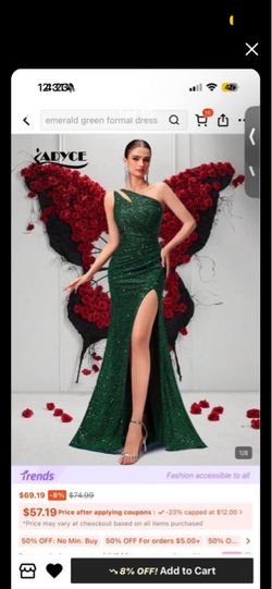 Green dress