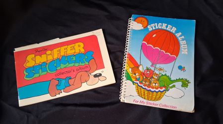 80's Sticker Books with Collectible Stickers