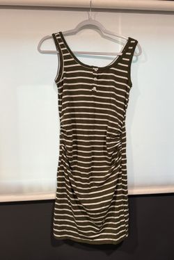 Heart & Hips: Green Striped Dress 
