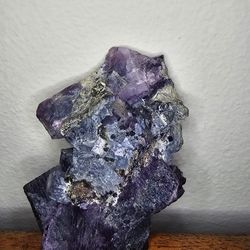 Purple Fluorite Specimen with Phantoms From Okorusu , Namibia