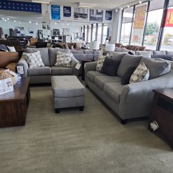Mathonia Sofa and Loveseat Set