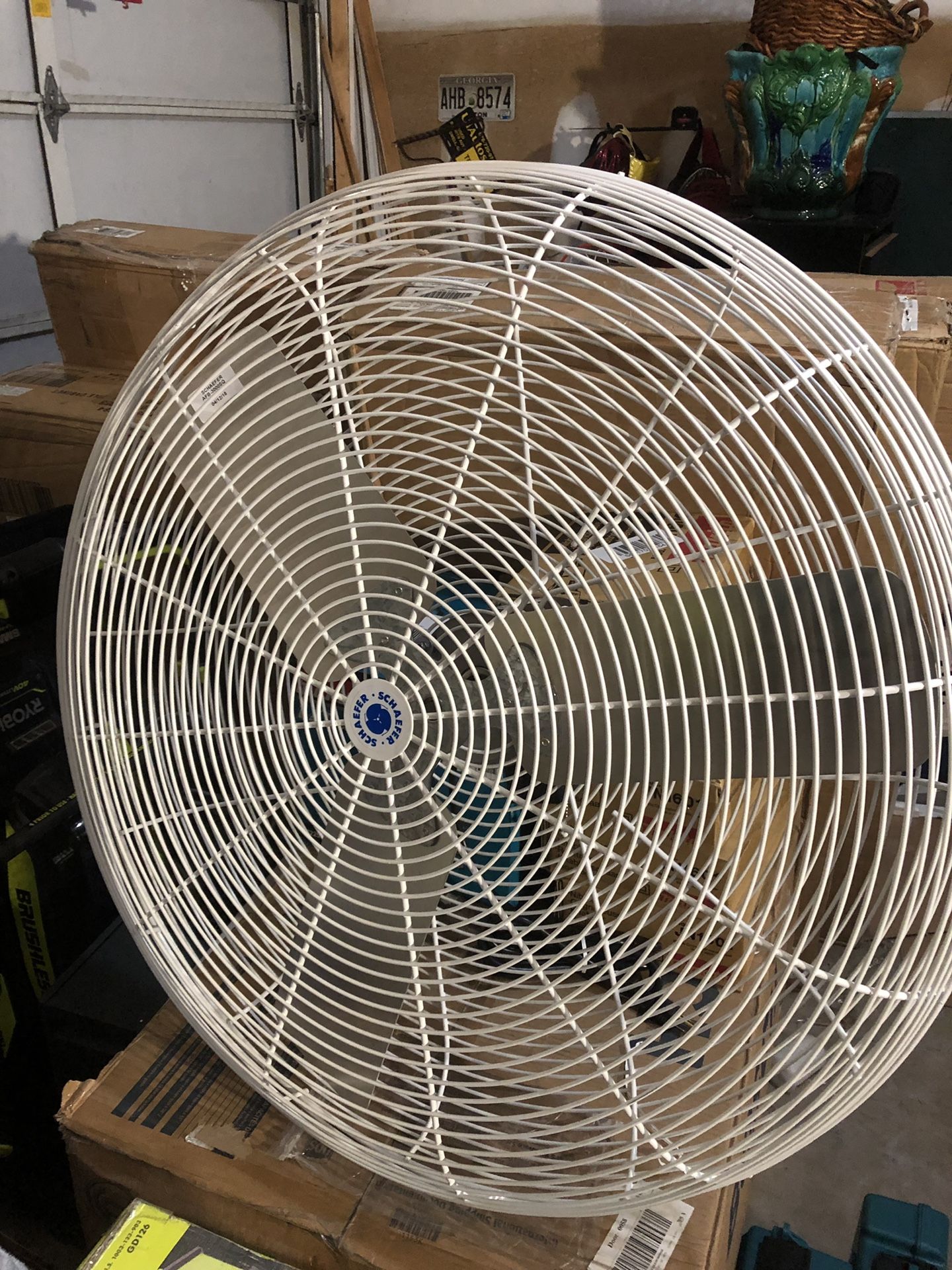 SCHAEFER 30CFO 30” OSHA CIRCULATION FAN (white)NEW