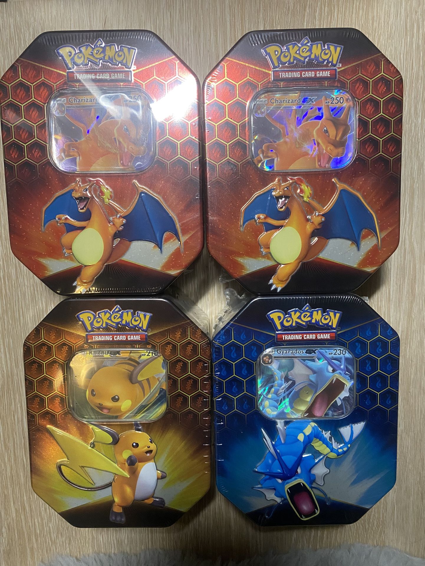 Pokmon Hidden fates tins sealed