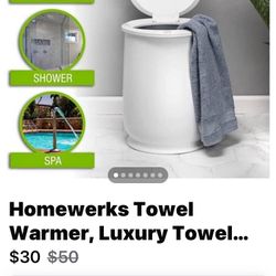 Homewerks Towel Warmer, Luxury Towel Warmer Fits Two Large Bath Towels for Bathroom or Spa 