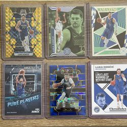 Luka Doncic 14 Cards Lot, Prizm, Select, Monopoly, Illusions, Etc
