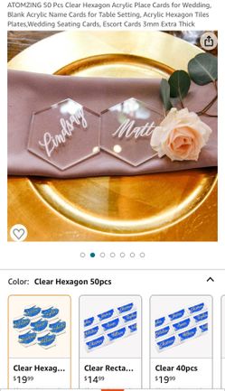 Acrylic Place Card Holder