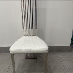 Modrest Elise Modern White Leatherette Dining Chair