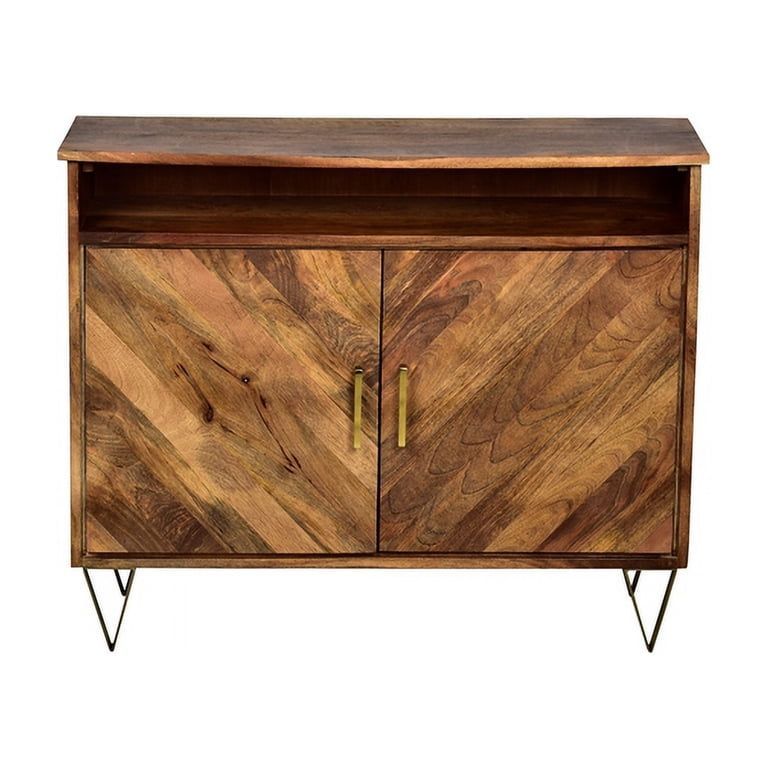 Wooden Sideboard with Two-Drawers